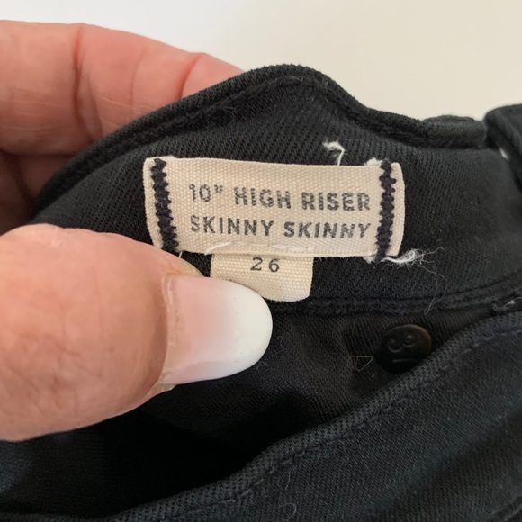 Madewell 10” High-Riser skinny skinny  jeans 26. - Picture 10 of 11